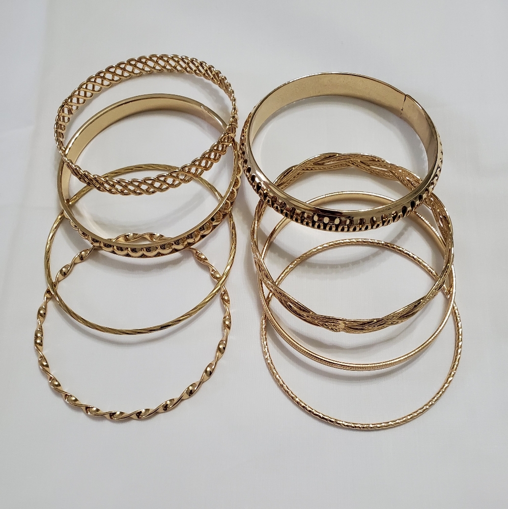 8 piece bangle bracelet set
